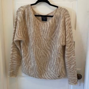 Abercrombie Fuzzy Print Sweater